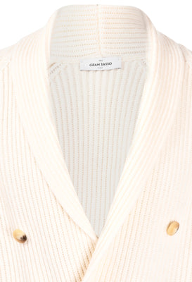 Cardigan Doppiopetto A Maglia Inglese