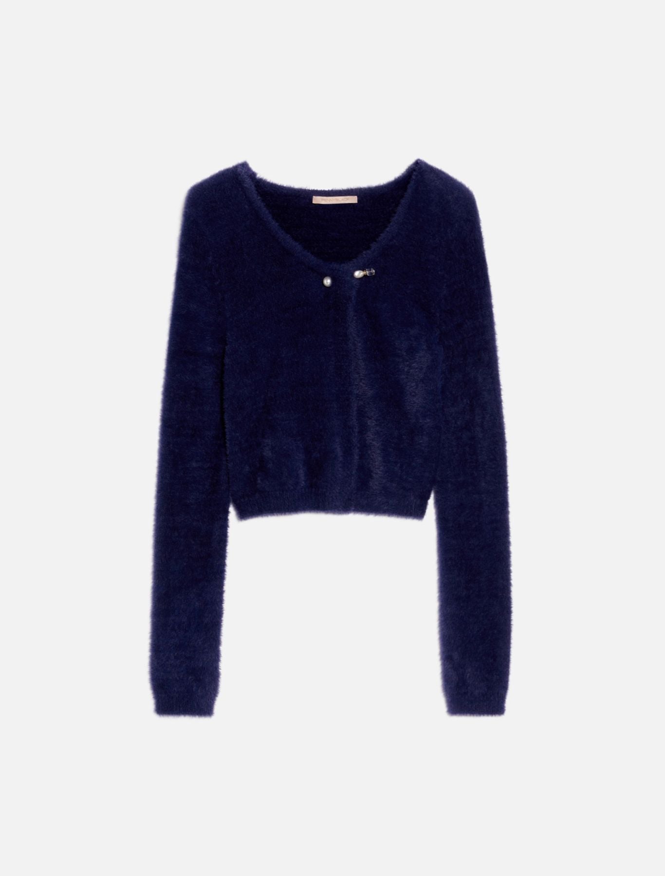 Cardigan con Spilla Gioiello