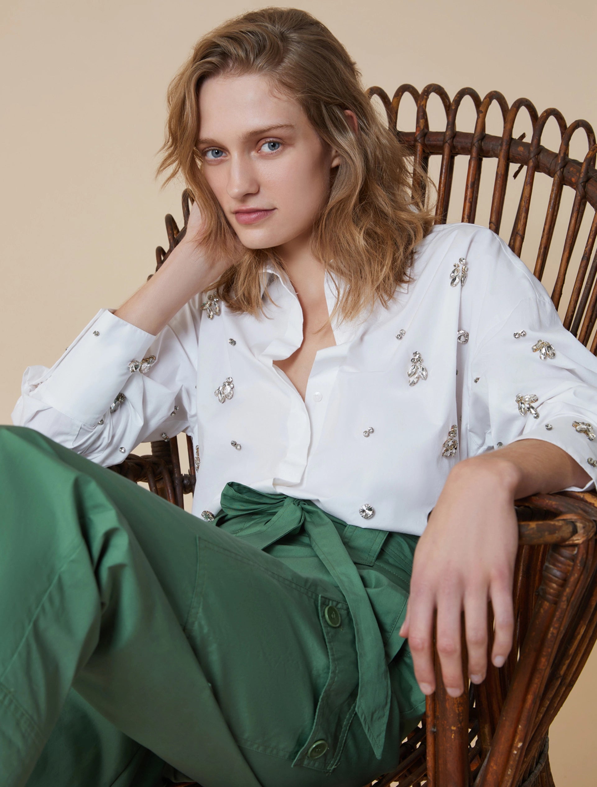 Camicia Con Strass