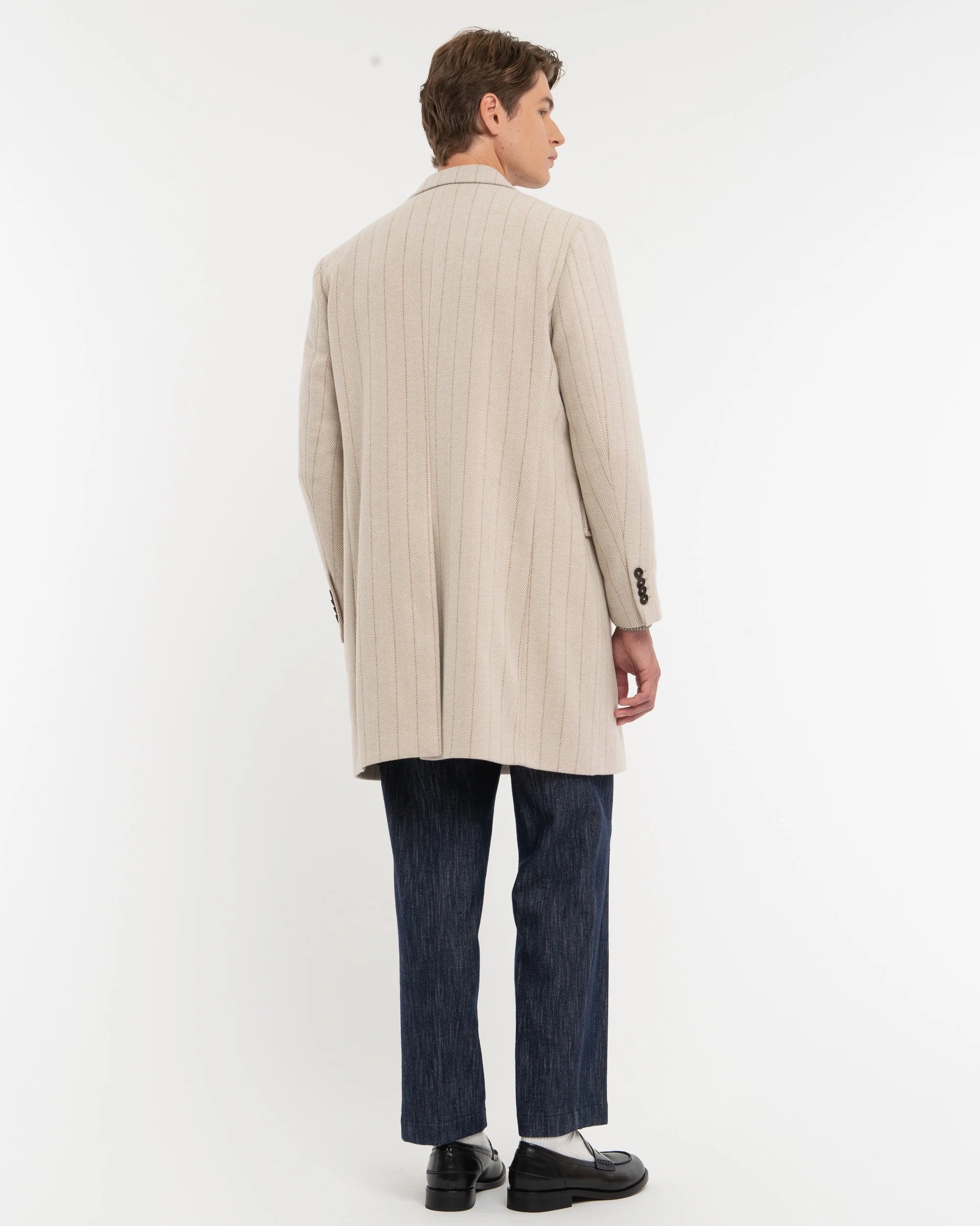 Cappotto Doppiopetto Resca Gessato