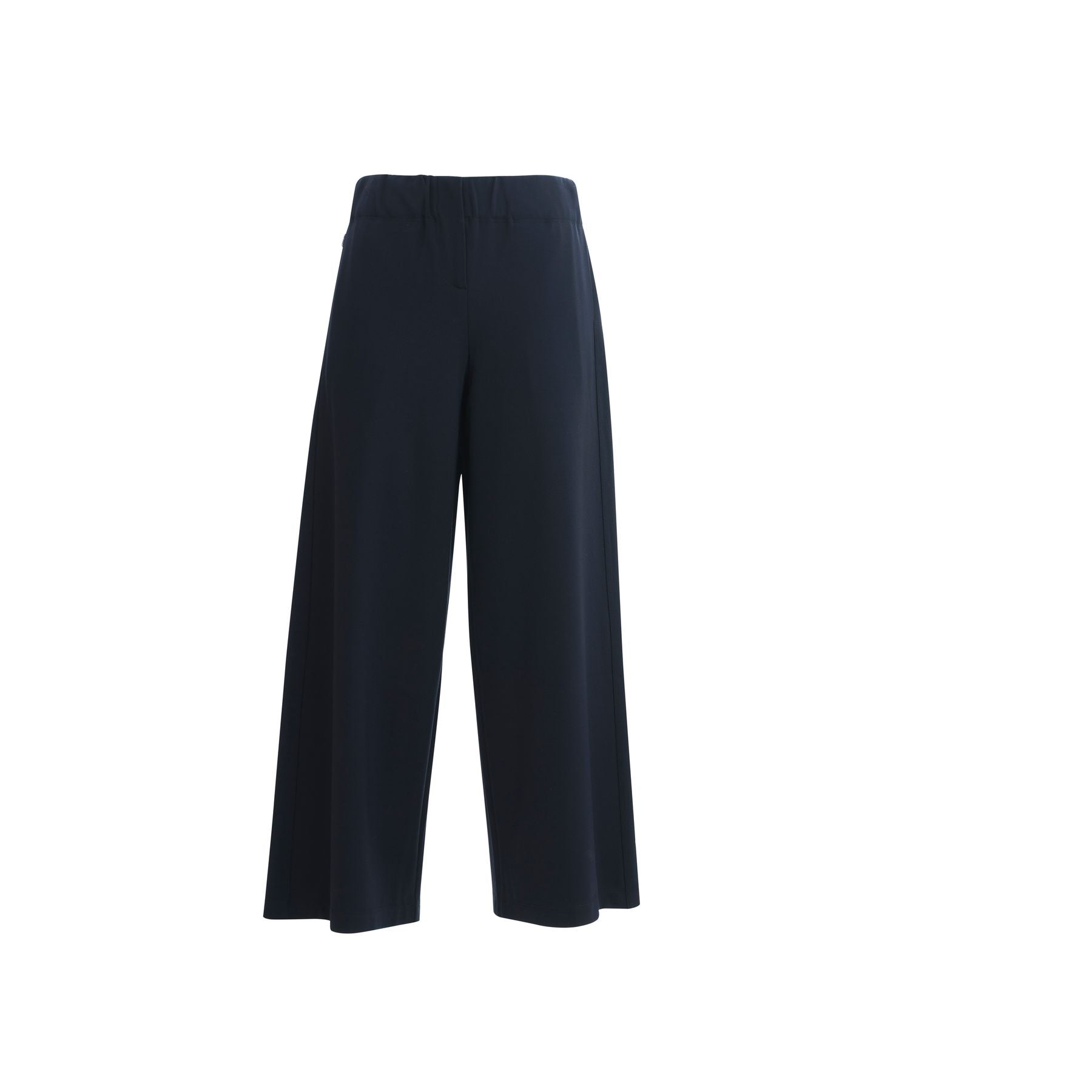 Pantalone ampio in jersey con mezza couilisse