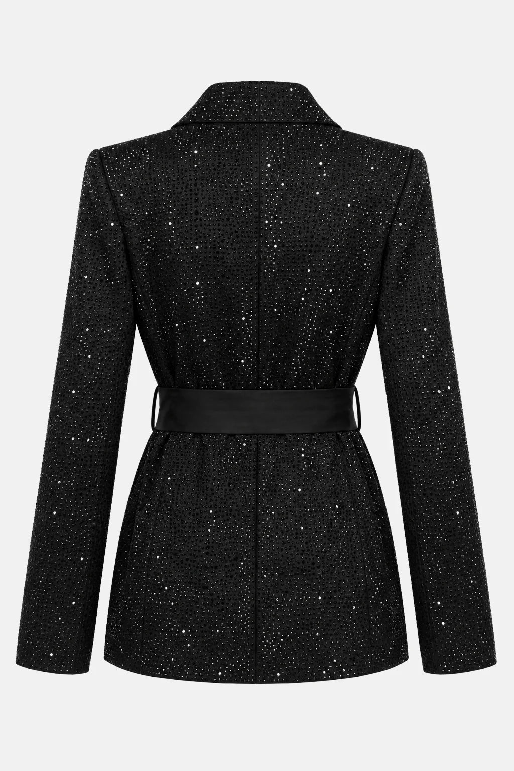 Giacca Strass Con Cintura