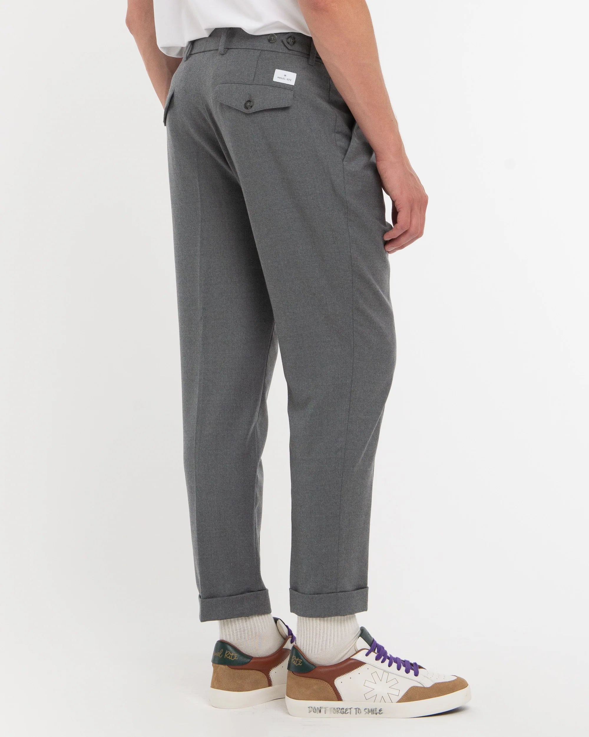 Pantalone Doppia Pinces Con Bustino