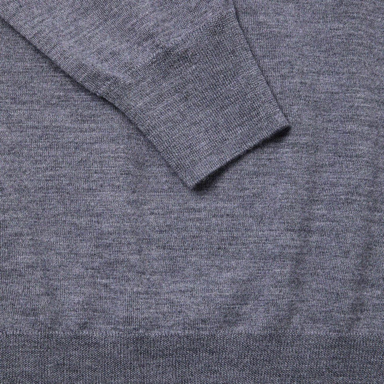 GIROCOLLO  MELANGE IN LANA MERINO EXTRAFINE