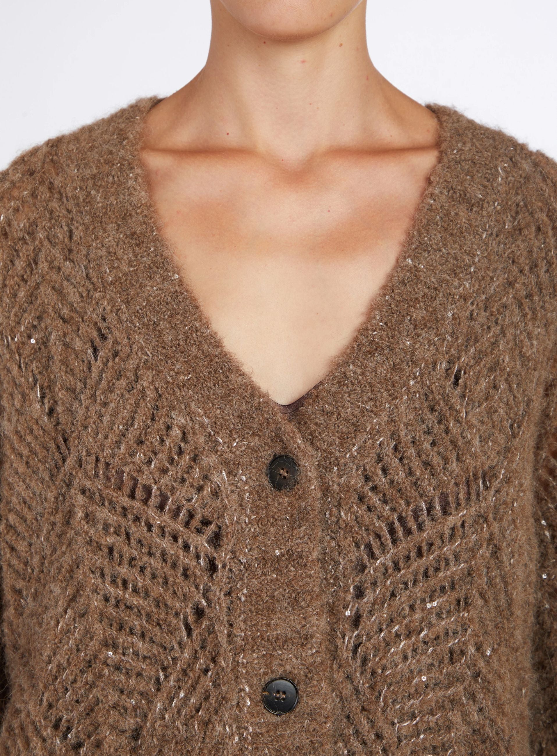 Cardigan in Alpaca