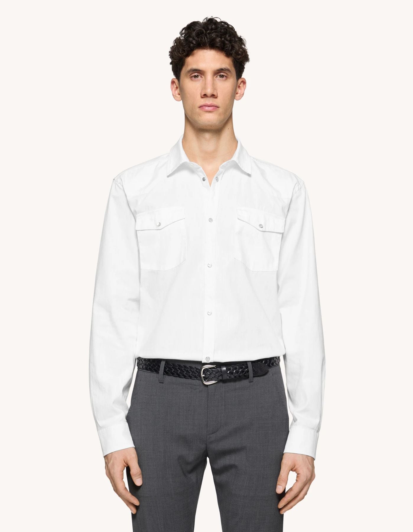 Camicia slim texana in bull