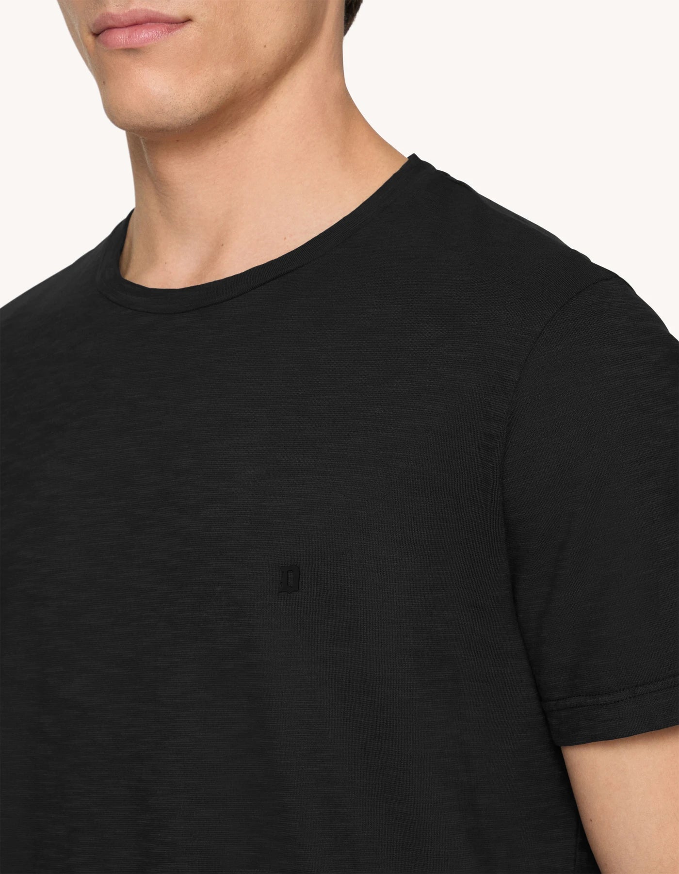 T-Shirt Girocollo in Cotone