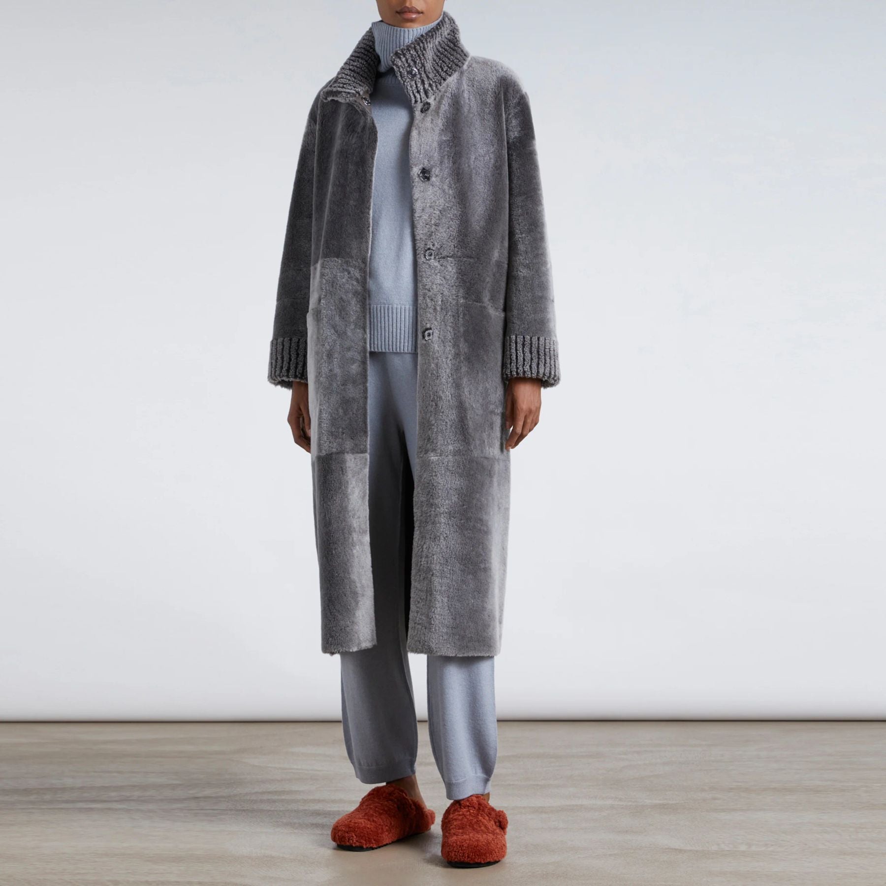 Cappotto Reversibile Montone-Pelle