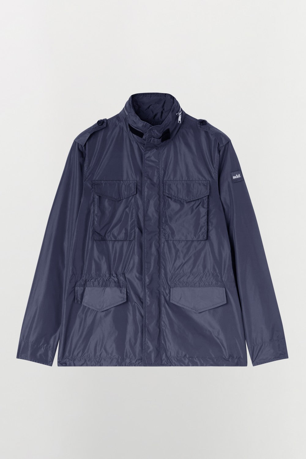 FIELD JACKET IN NYLON IDROREPELLENTE CON CAPPUCCIO REMOVIBILE