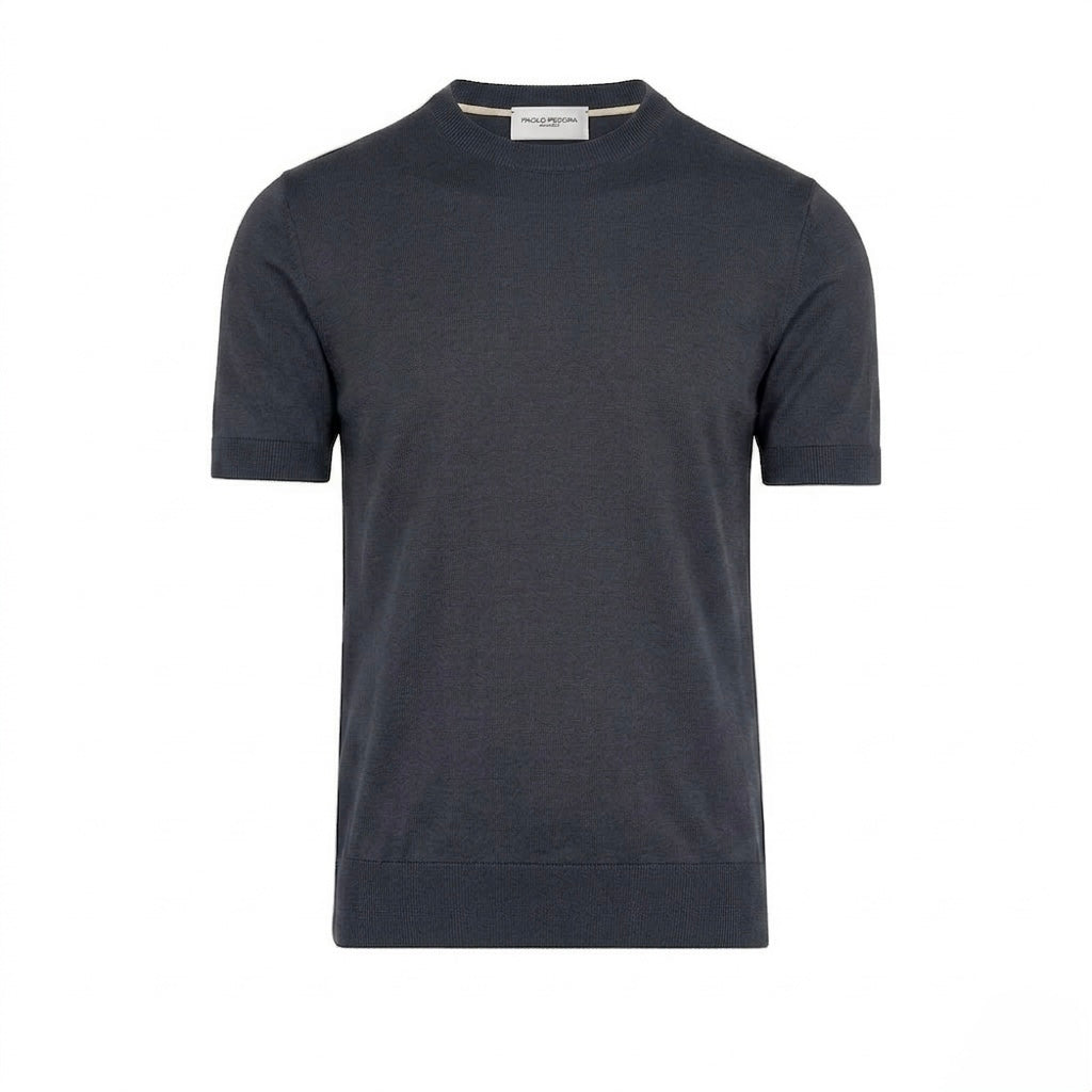 Maglia Girocollo in Seta e Cotone