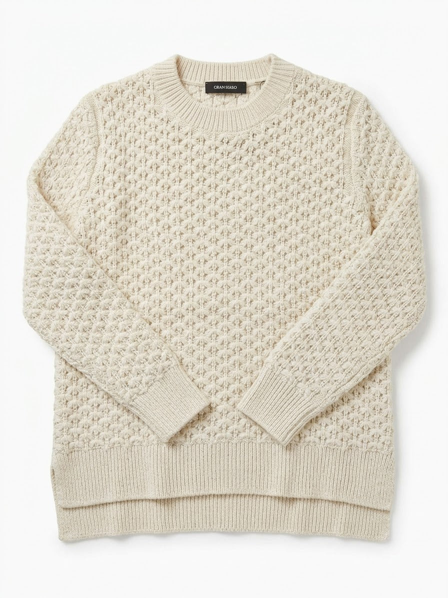 Maglione in Maglia Lavorata Lana e Cashmere