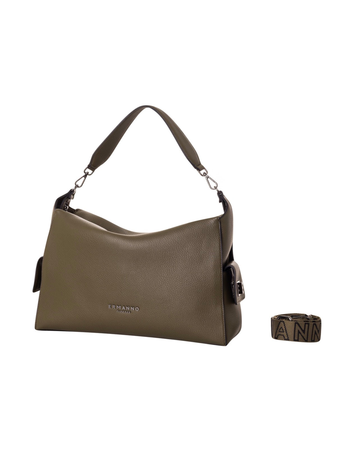 Borsa a Mano Grande in Ecopelle con Tracolla Sganciabile