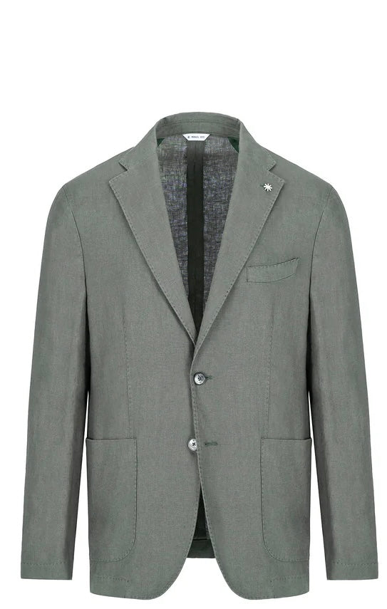 Giacca In Lino Sfoderata