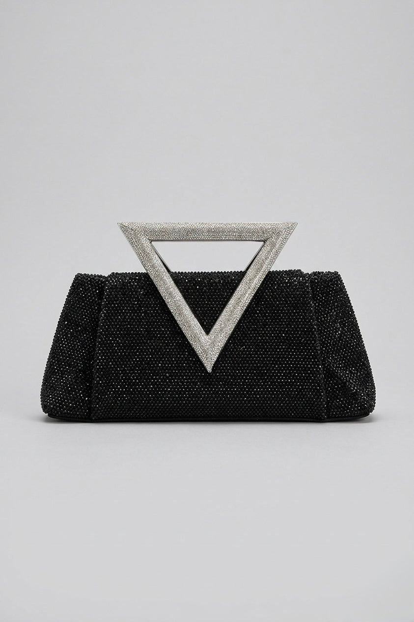 Borsa-Clutch a Mano In Strass