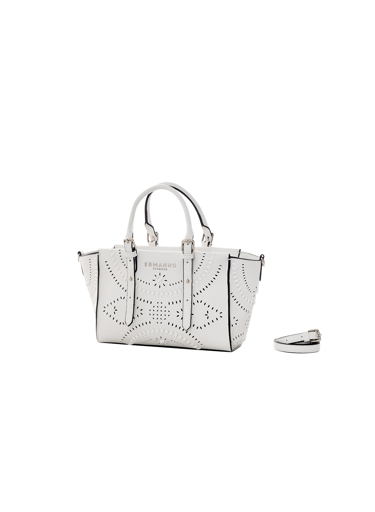 Borsa Traforata Erammo Scervino Con Tracolla Sganciabile