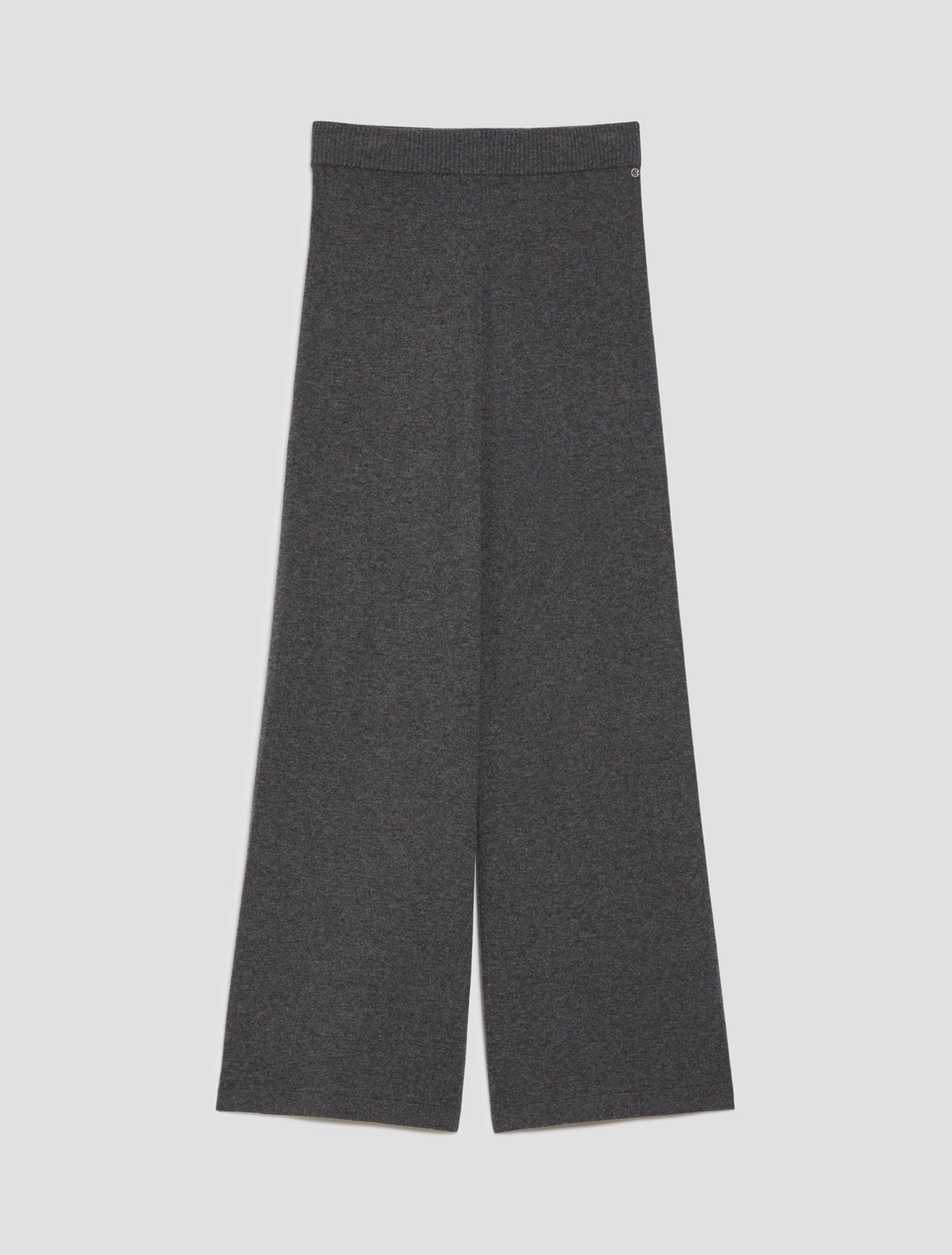 Pantaloni ampi in maglia