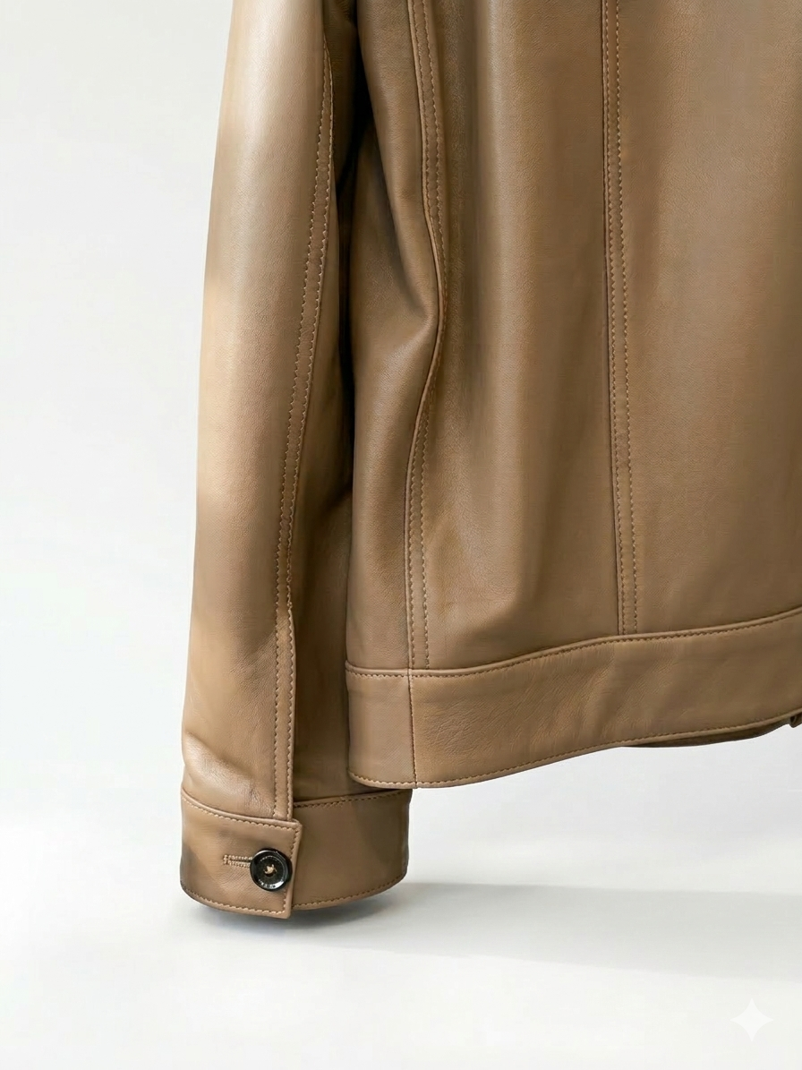 Giubbotto Truker In Pelle DON DUP