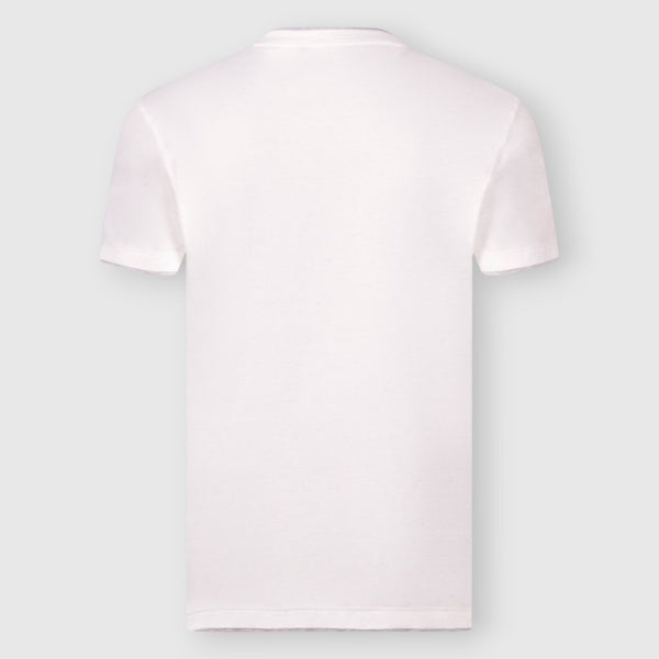 T-Shirt Con Profili in seta