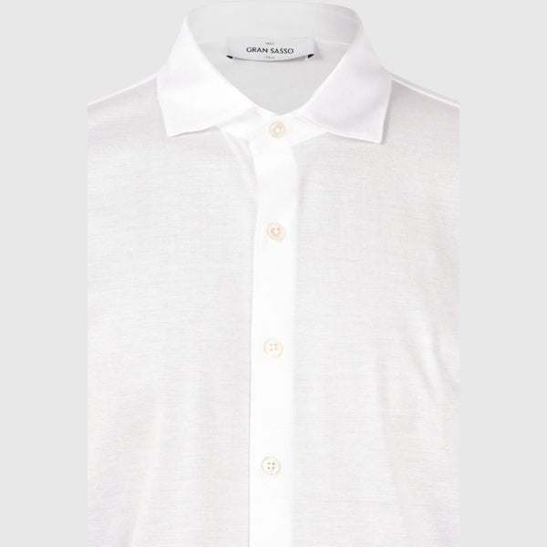 Camicia in Jersey di Cotone Filo di Scozia