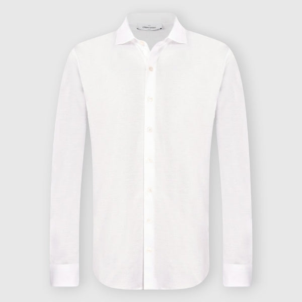 Camicia in Jersey di Cotone Filo di Scozia