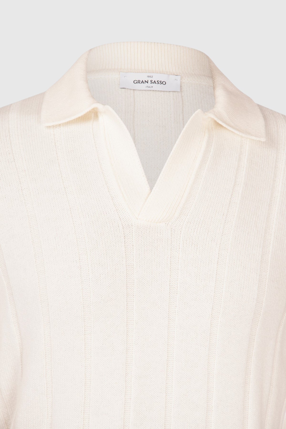 Polo Skipper a Coste Misto Cashmere