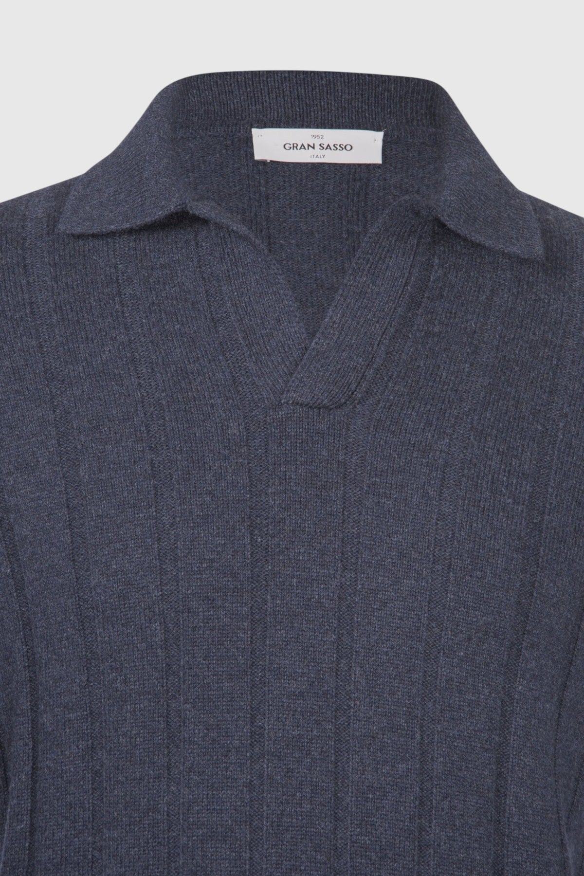 Polo Skipper a Coste Misto Cashmere