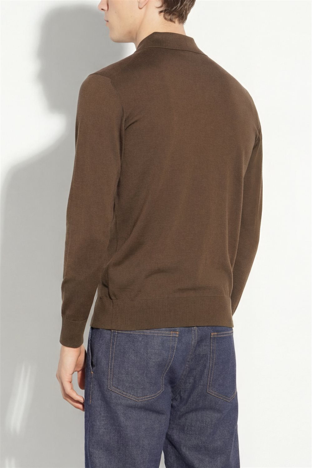Maglia con Colletto e Zip in Finezza 16