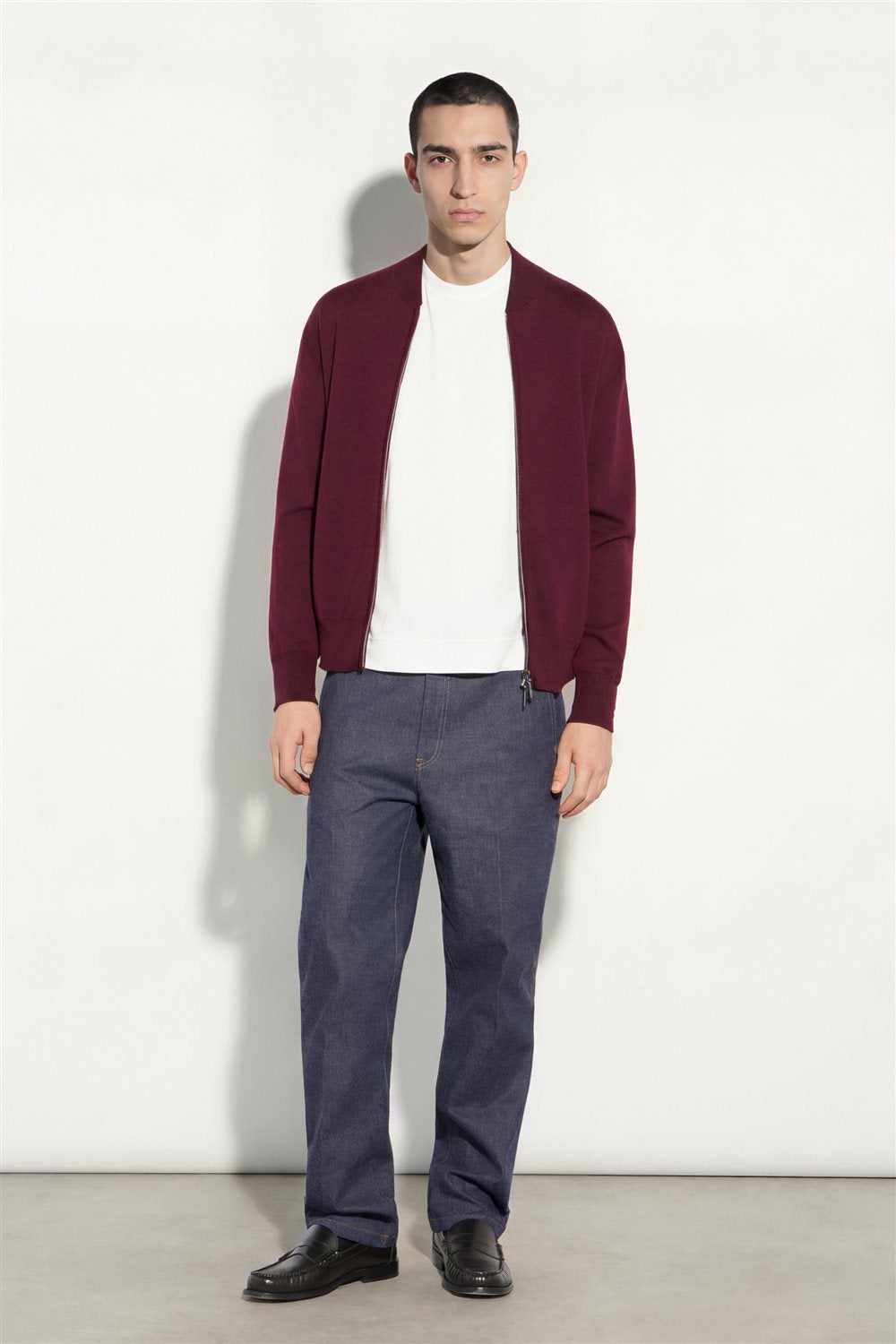 Bomber In Maglia Lana-Cotone Finezza 16