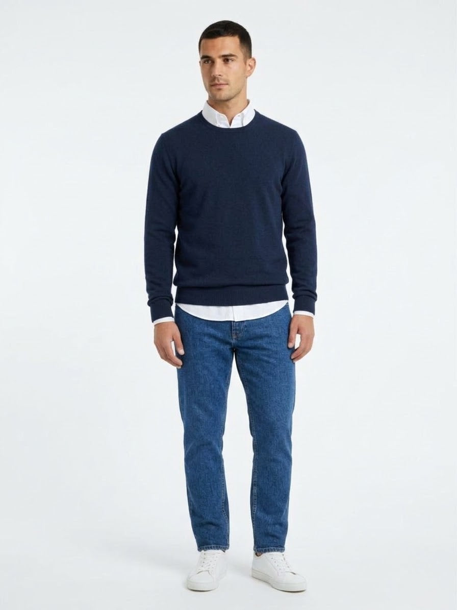 Maglione Girocollo in Cashmere