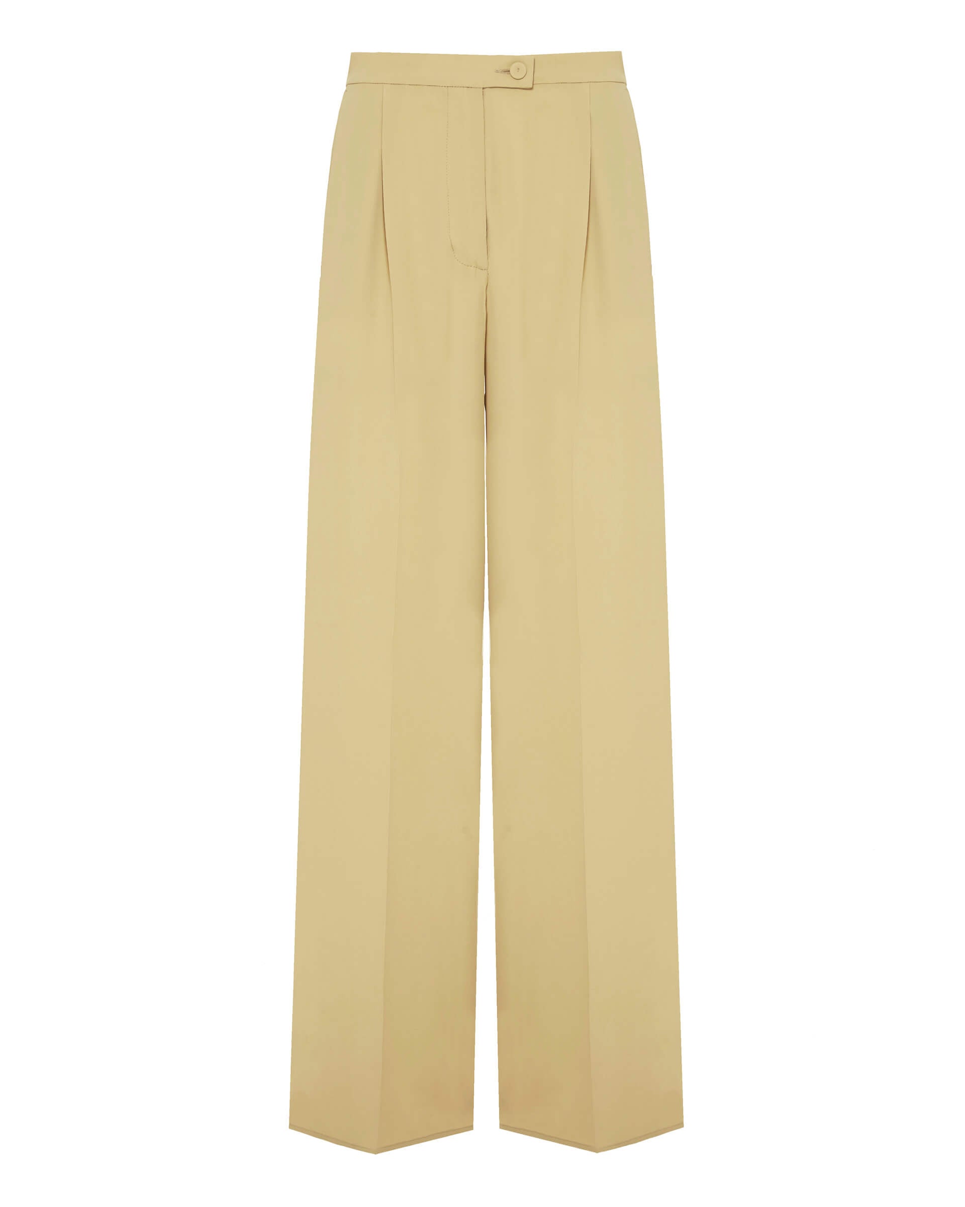 PANTALONI PALAZZO IN CRÊPE MISTO SETA