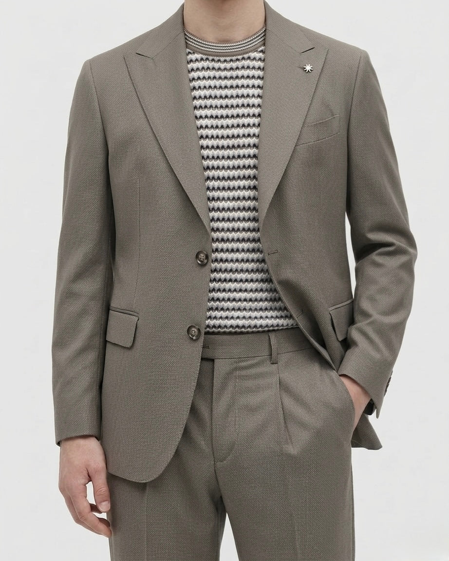 Giacca Monopetto Petto a Lancia