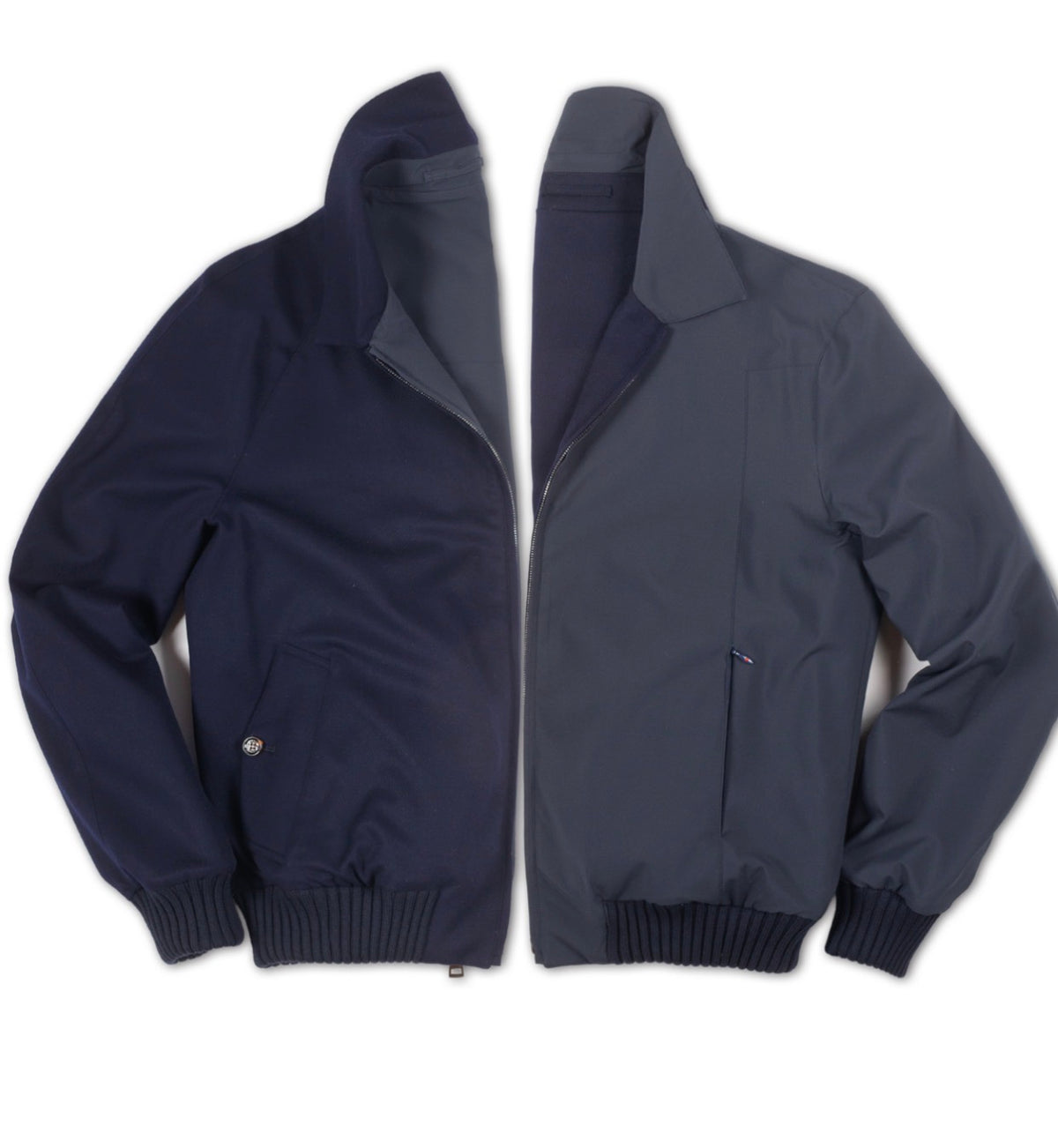 Bomber Reversibile Cashmere e Nylon