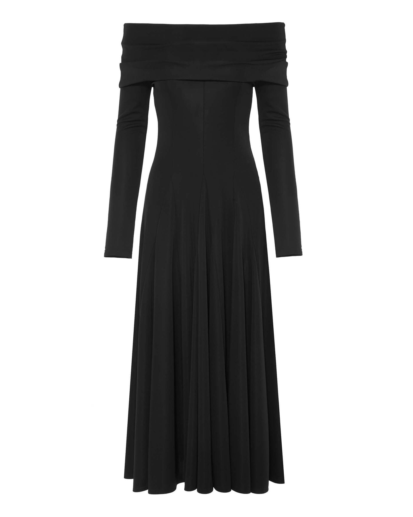 Abito In Jersey Con Scollo Omerale