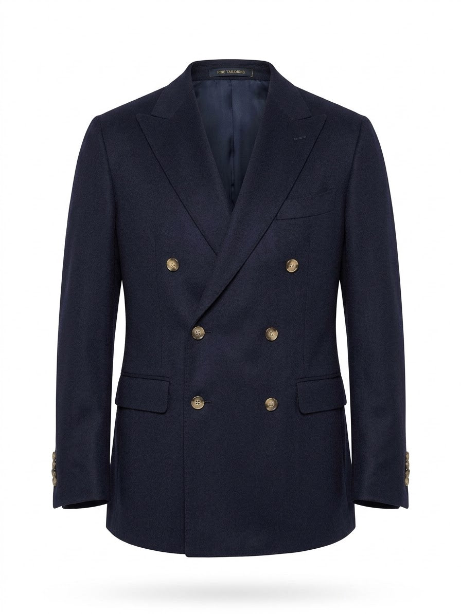 Giacca Doppio Petto in Loro Piana Baby Camel Bactrian