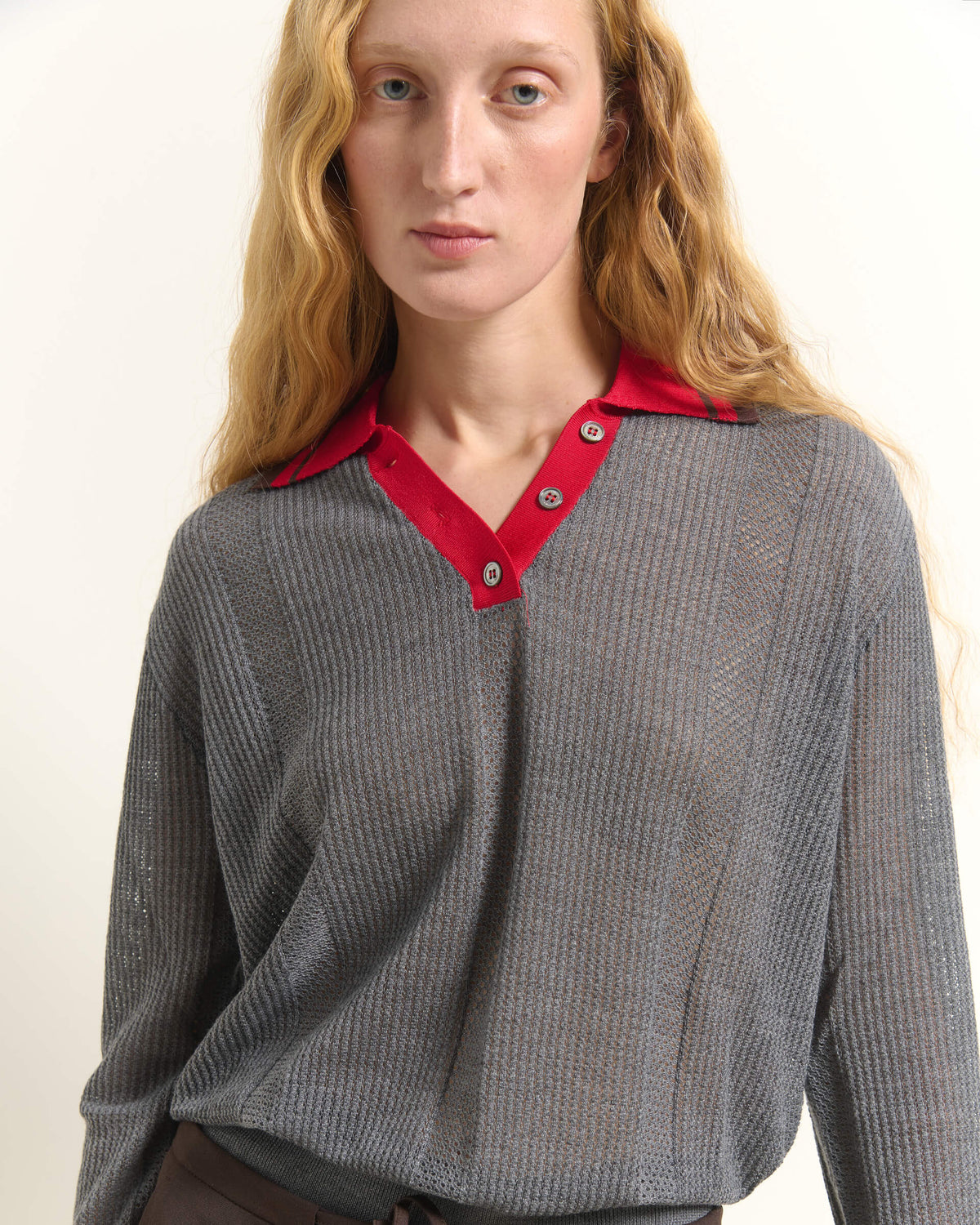 Polo In Lana, Seta e Cashmere