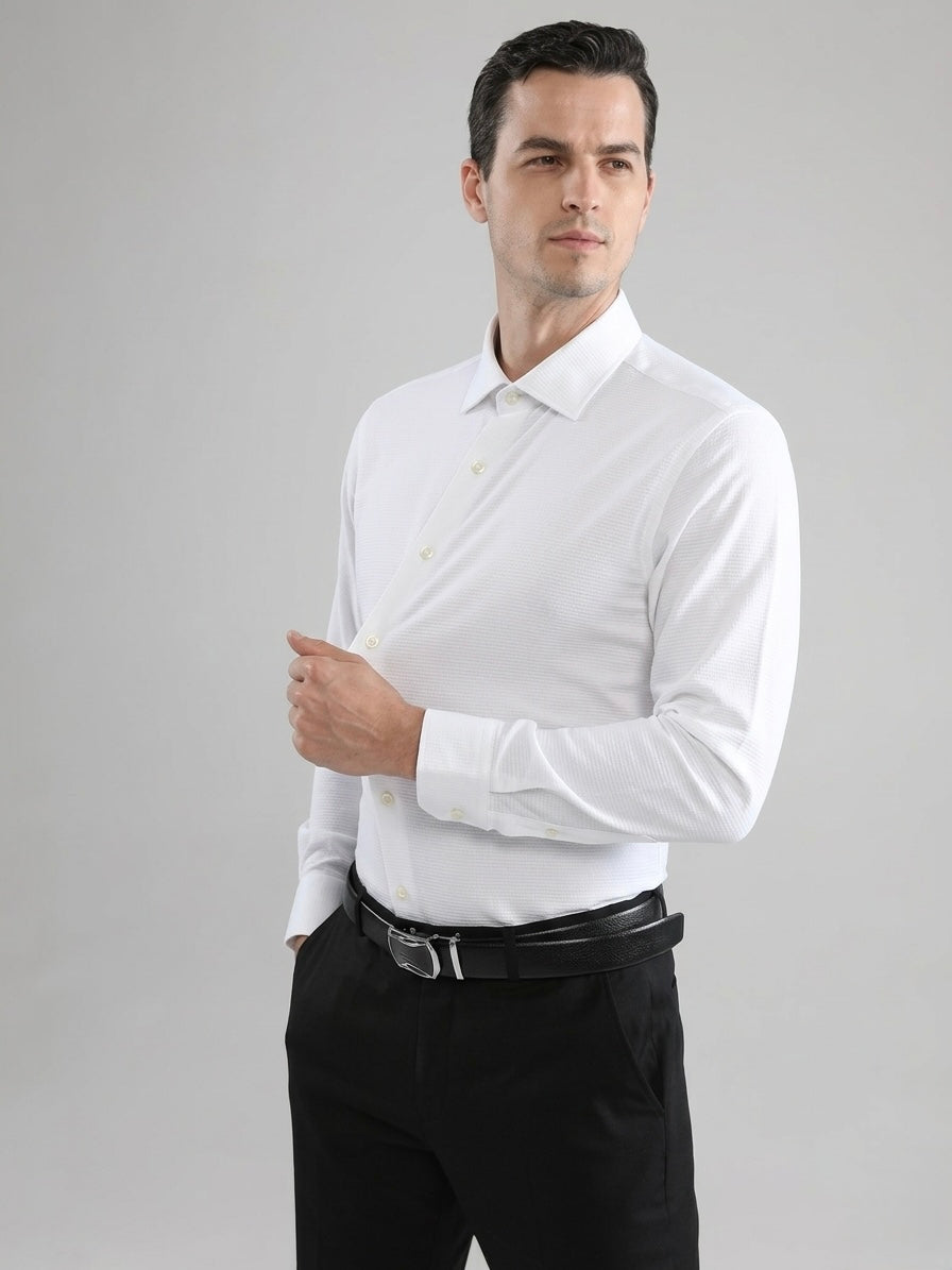 Camicia Operata Tessuto Tecnico Bielastica