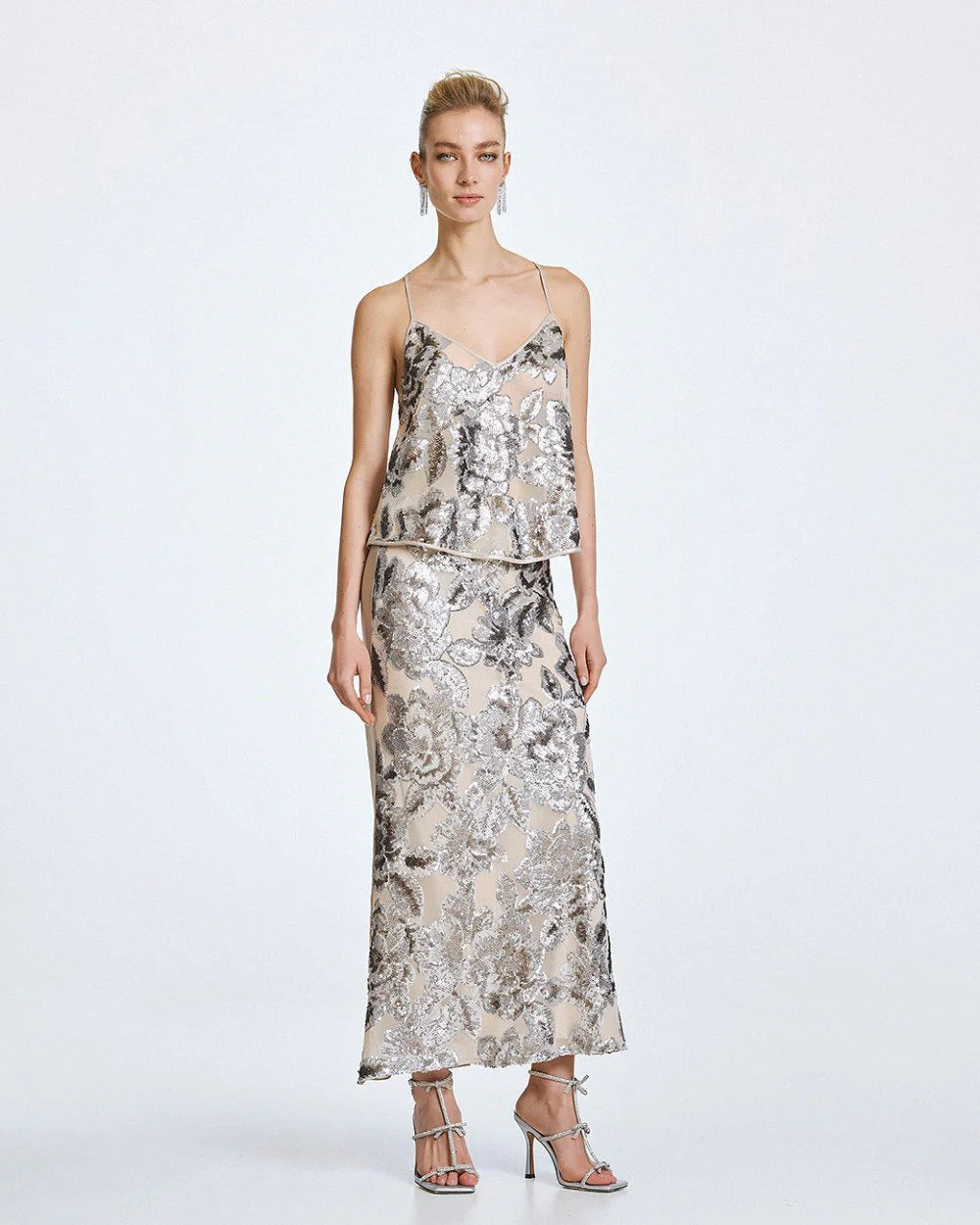 Top in Tulle con Paillettes