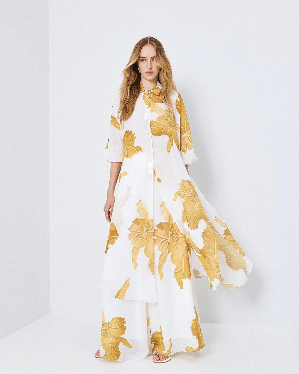 camicia Lunga  Stampata