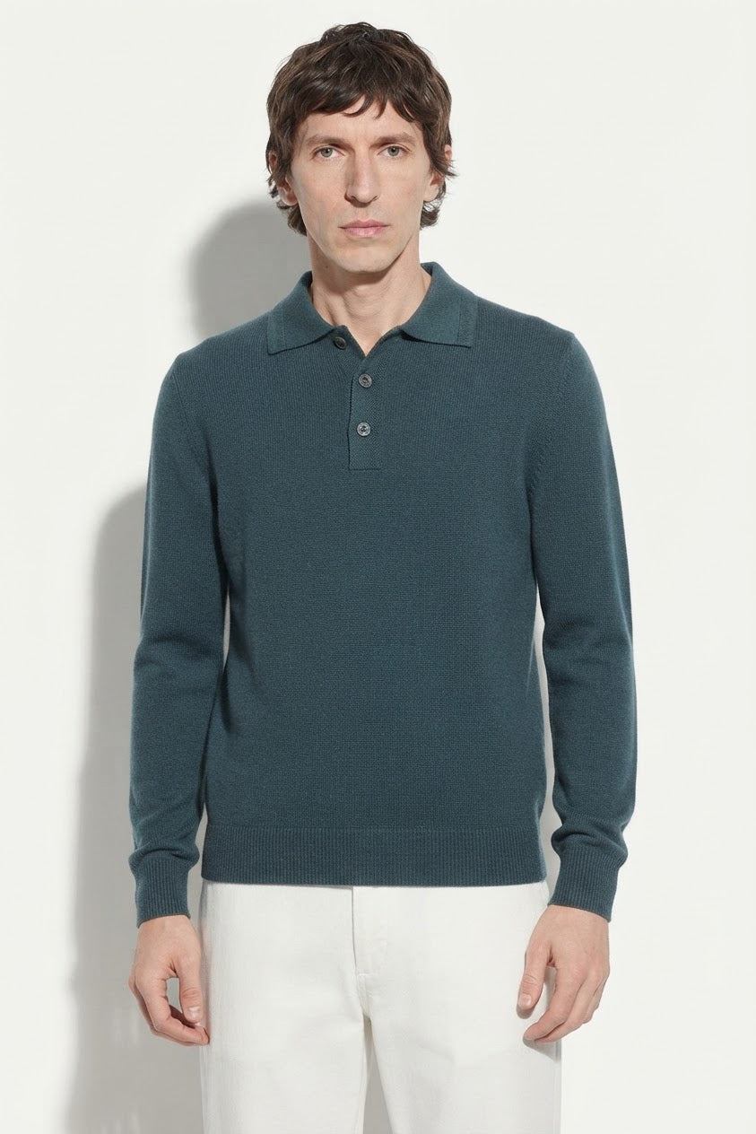 Maglia a Polo In Lana