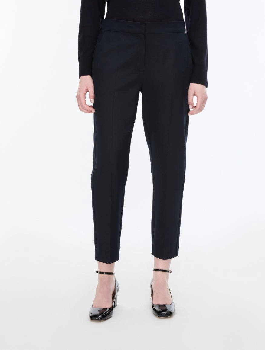 Pantaloni in Tessuto Stretch