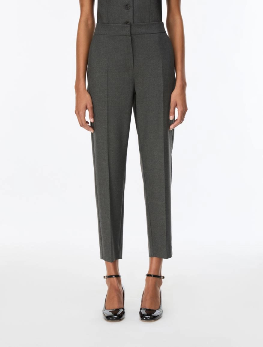Pantaloni in Tessuto Stretch
