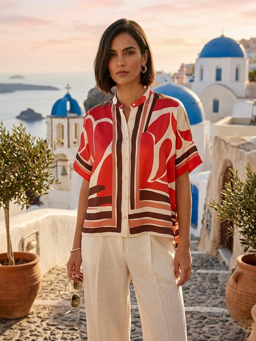 Camicia Fantasia In seta