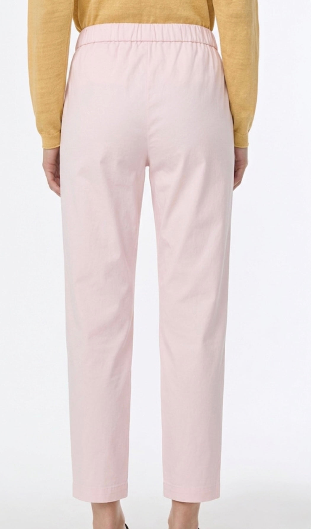 Pantaloni Semiaderenti In Poepline