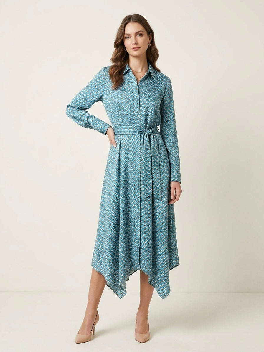 Abito Chemisier Con Cintura