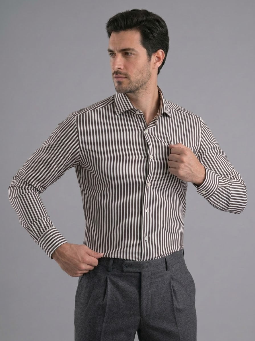 Camicia tecnica Bielastica rigata