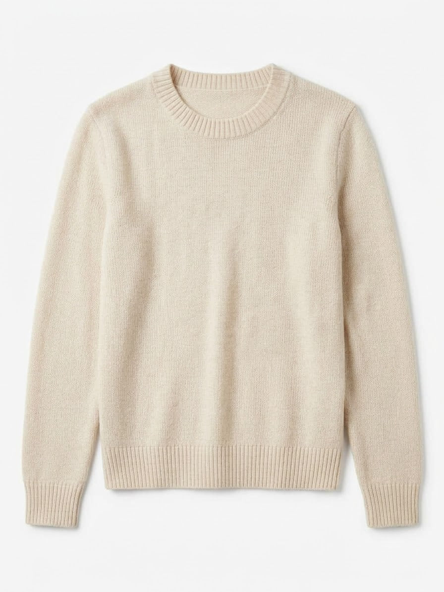 Maglione Girocollo In Cashmere