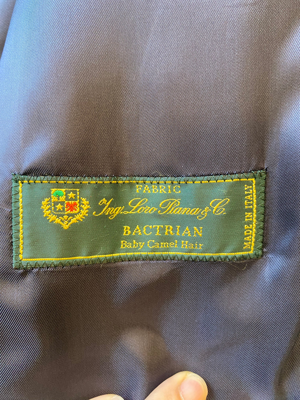 Cappotto in Loro Piana Baby Camel Bactrian