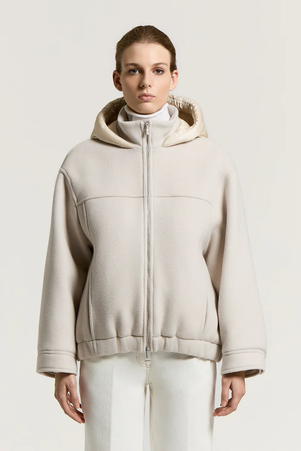 Giaccone in Lana Misto Cashmere