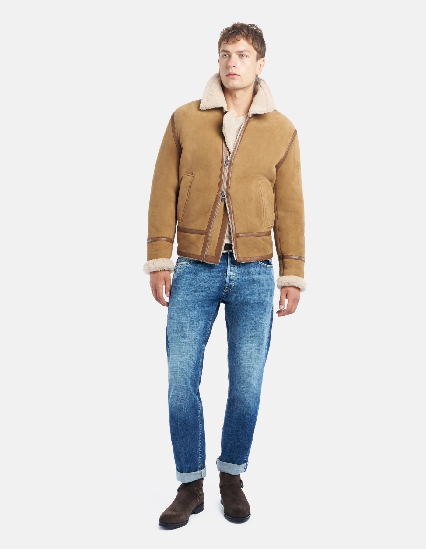 Giaccone Regular In Shearling