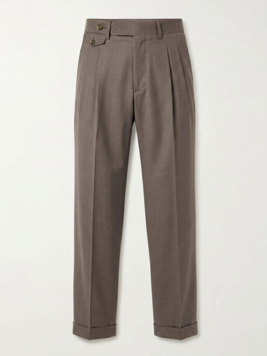 Pantalone Doppia Pinces con Bustino Flanella